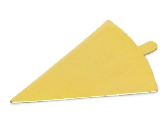 Подложка золото с держателем 120х90 треугольник